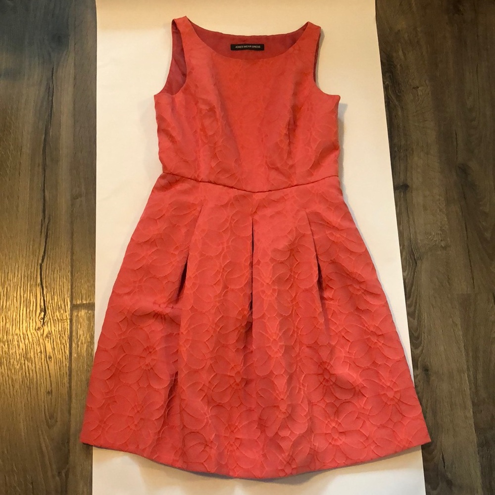Coral Sleeveless Dress